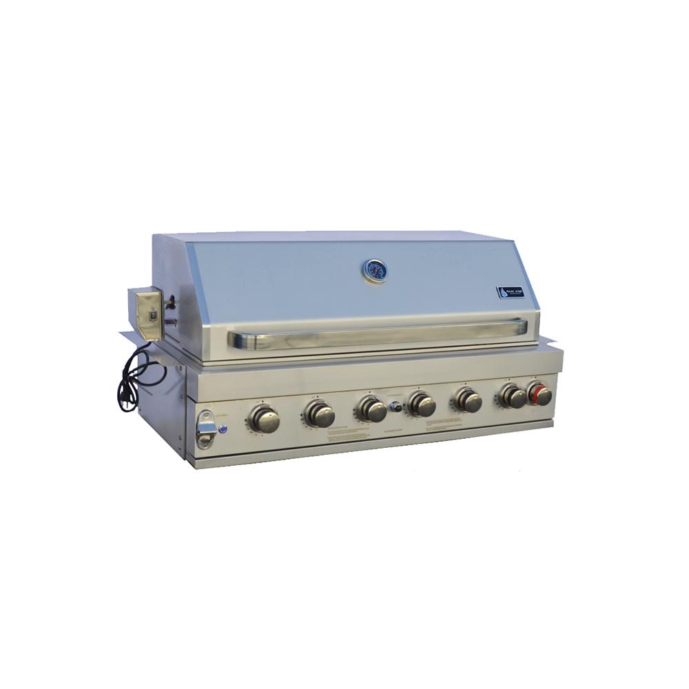 Mont Alpi 44 Inch Six Burner Built-In Gas Grill MABI805