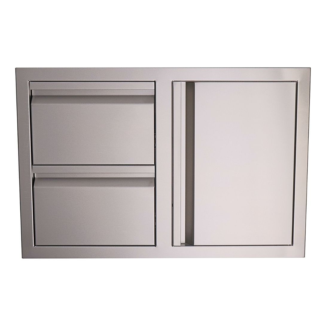 RCS Grill VDC1 Valiant Series Double Drawer and Single Door Combo