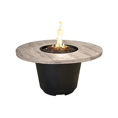 American Fyre Designs 645-SP-F2 Reclaimed Wood Cosmo Round Firetable
