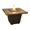 American Fyre Designs 640-F2 Reclaimed Wood Cosmo Square Firetable