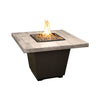 American Fyre Designs 640-SP Reclaimed Wood Cosmo Square Firetable