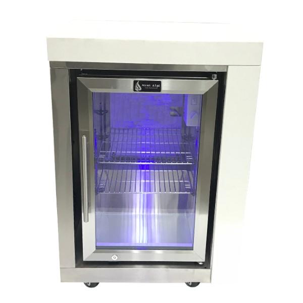 Mont Alpi MASFM 25&quot; Stainless Steel Single Outdoor Rated Fridge Module