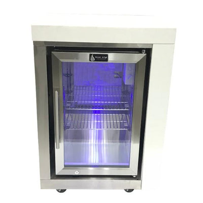 Mont Alpi MASFM 25" Stainless Steel Single Outdoor Rated Fridge Module