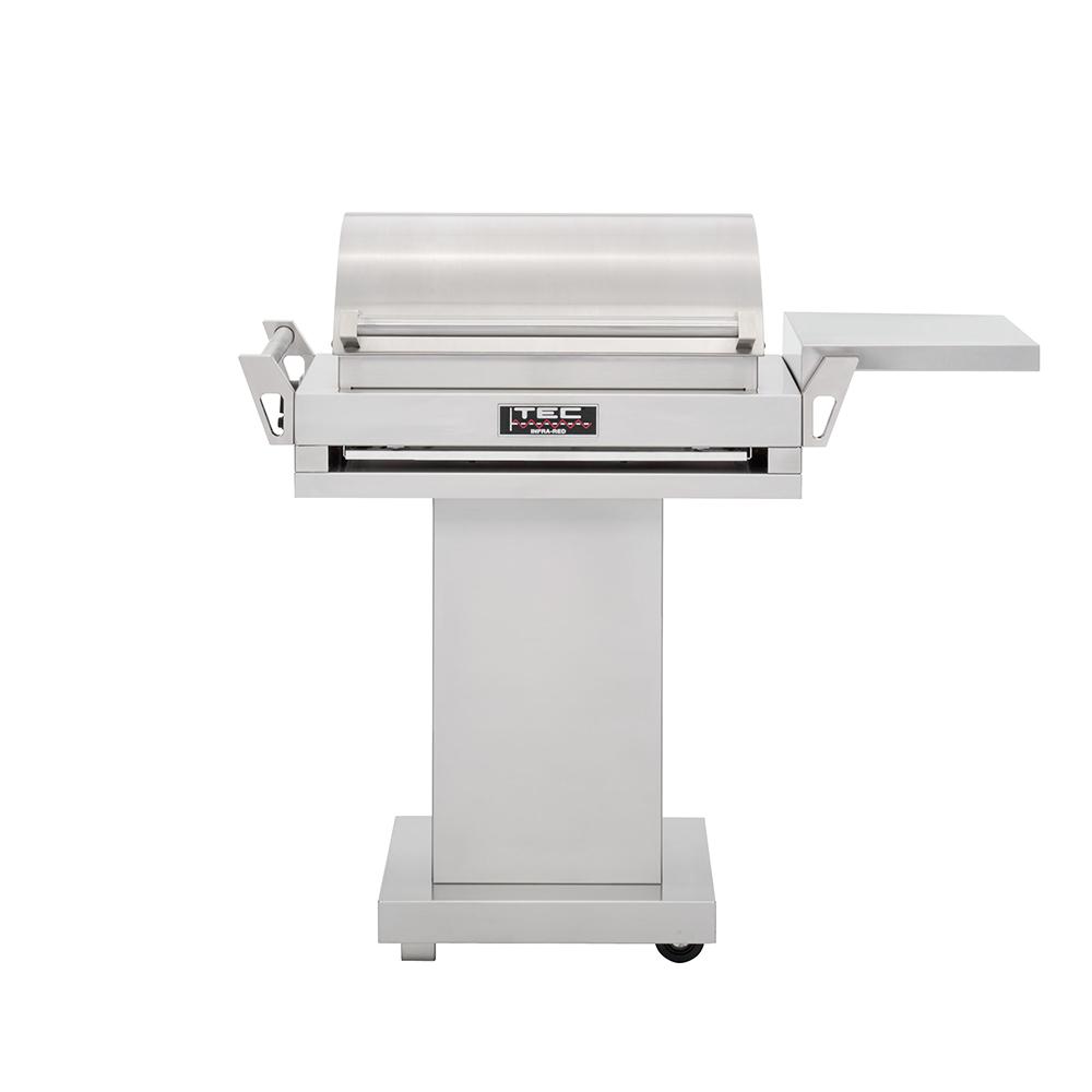 TEC 36&quot; G-Sport Portable Infrared Gas Grill with Pedestal &amp; Side Shelf