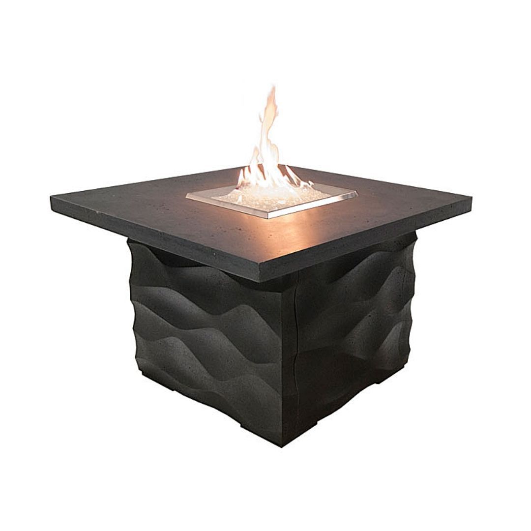 American Fyre Designs 725-BA-11-M2 Voro Black Lava Firetable