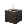 American Fyre Designs 726-BA-M2 Voro Cube Black Lava Firetable